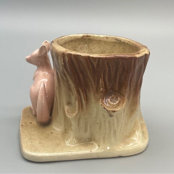 Vintage Kangaroo and Log Planter Morton Pottery 1950s - Picture 3 of 10